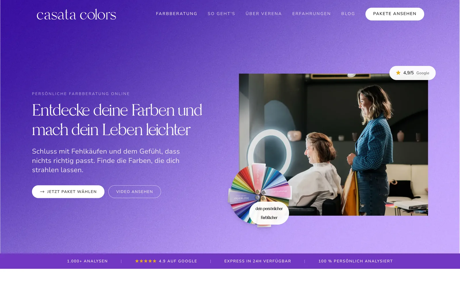 Website Casata Colors